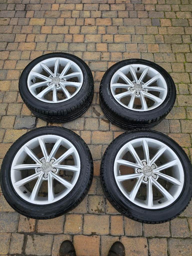Audi 17 inch alloys and tyres 