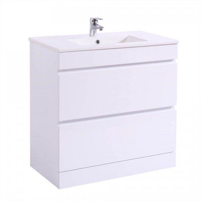 image for Floor Standing Vanity Unit 800mm White