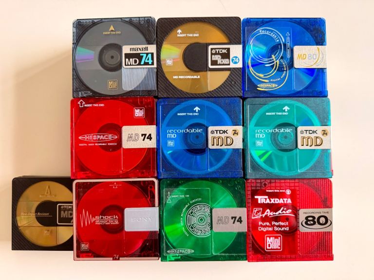 Minidisc maxell Pro MD 80 recordable. C'est le Dernier