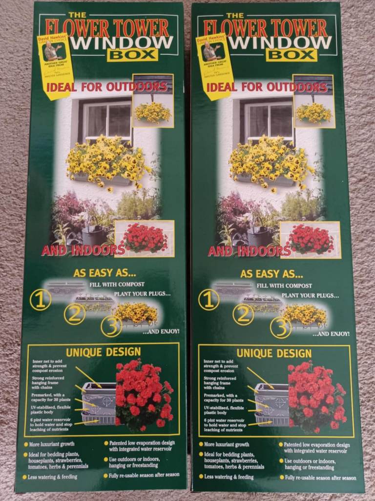 2 x The Flower Tower Window Boxes