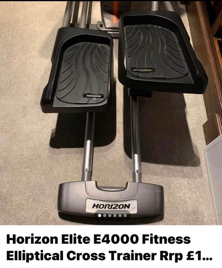 image for Cross trainer - Horizon Fitness Elliptical Cross Trainer with Polar Heart Rate Monitor.