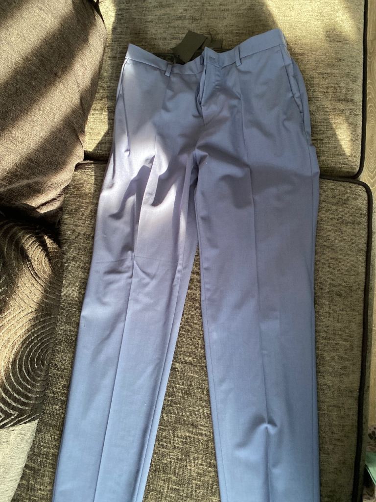 New Light Blue Men's Trousers - Still Tagged