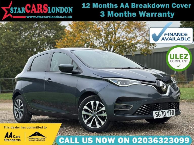 2020 Renault Zoe R135 52kWh GT Line Auto 5dr (i) HATCHBACK Electric Automatic