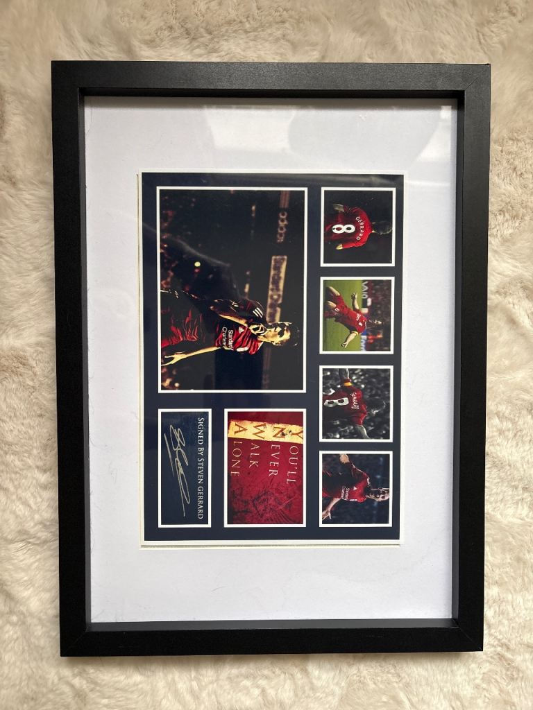 Steven Gerrard print. 