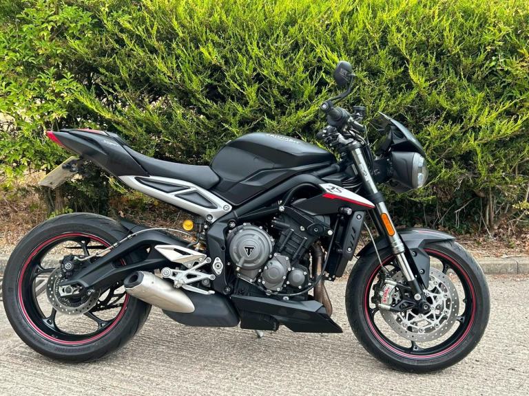 2019 19 Triumph Street Triple 765 Rs Naked Euro 4  765RS 12k Miles Black R S