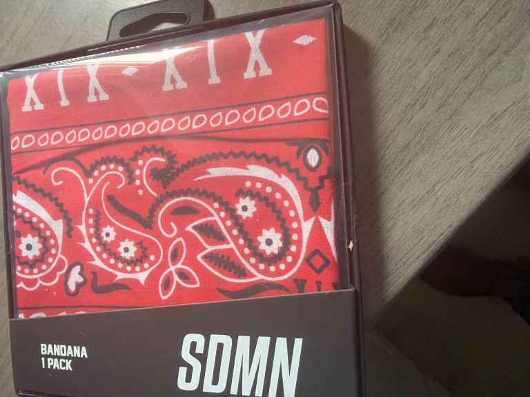 SDMN Red Bandana - New, Unopened