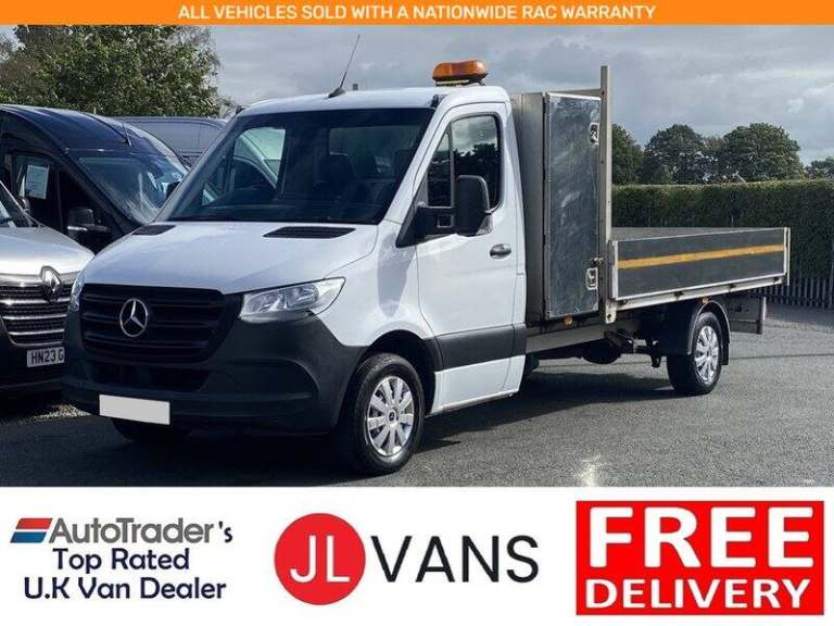 2021 Mercedes-Benz Sprinter 315 CDI Progressive L3 Dropside Euro 6 150bhp 2021 Dropside Diesel Ma...