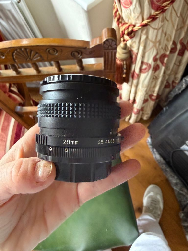 Sun 28mm Camera Lens – Good Condition