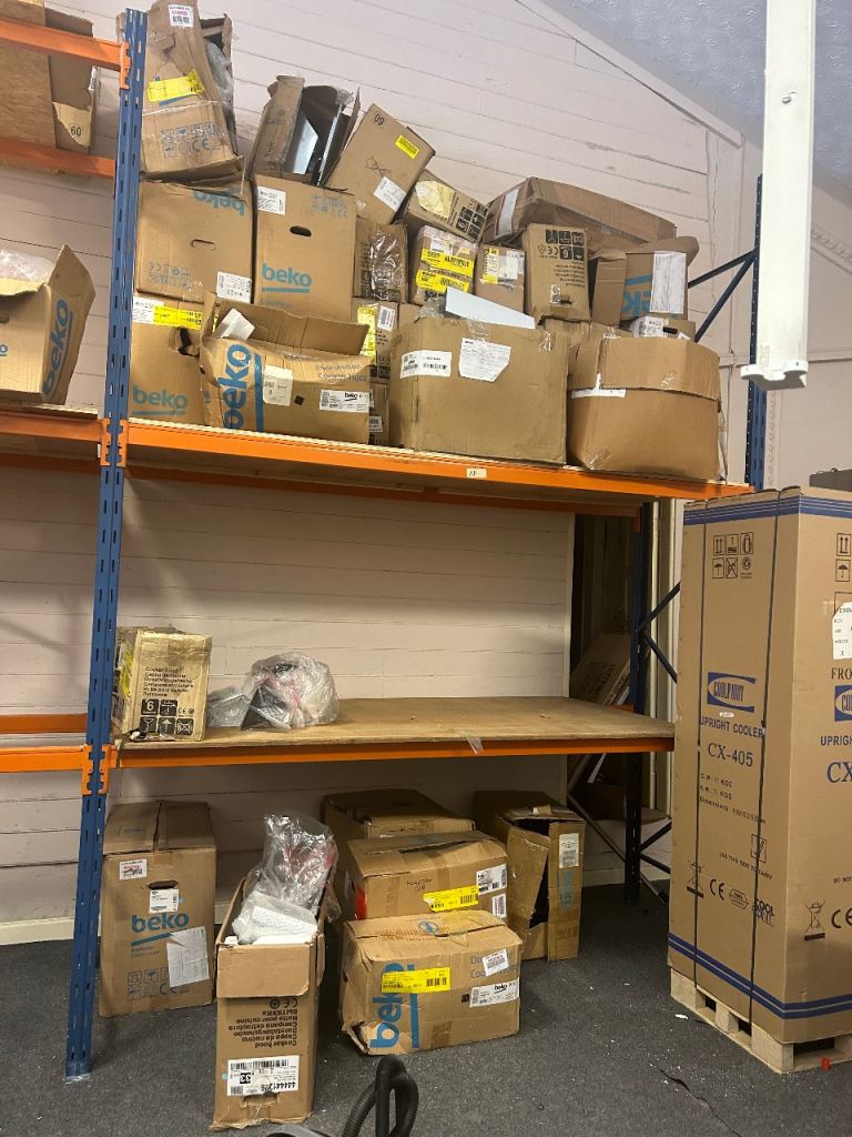 Dexion pallet racking 4 bays