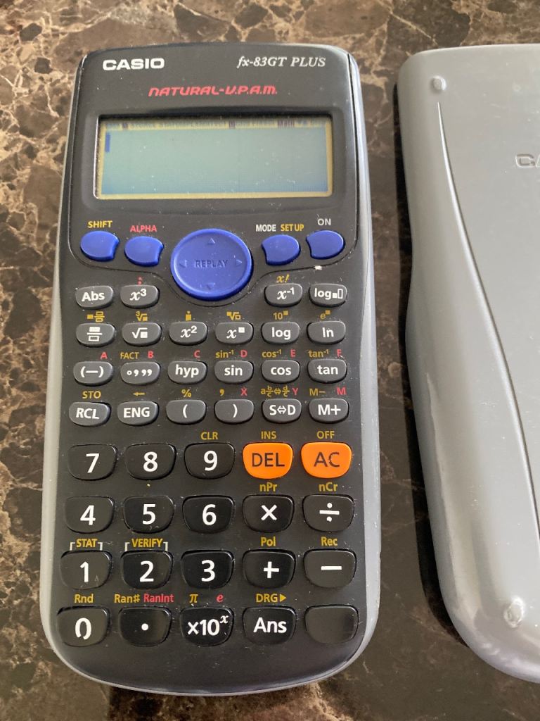 Casio calculator fx-83GT PLUS