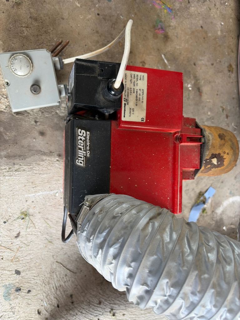 Sterling 50 oil fired boiler burner