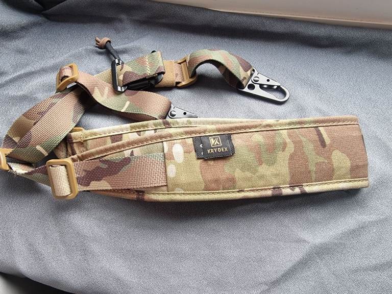KRYDEX 2 Point Multicam Tactical Rifle Sling NEW (Cordura / Quick-Pull Adjust)