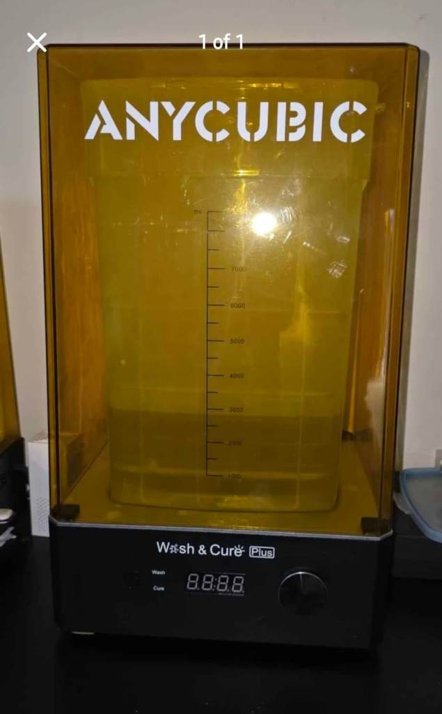 3d Printer and Wash & Cure station