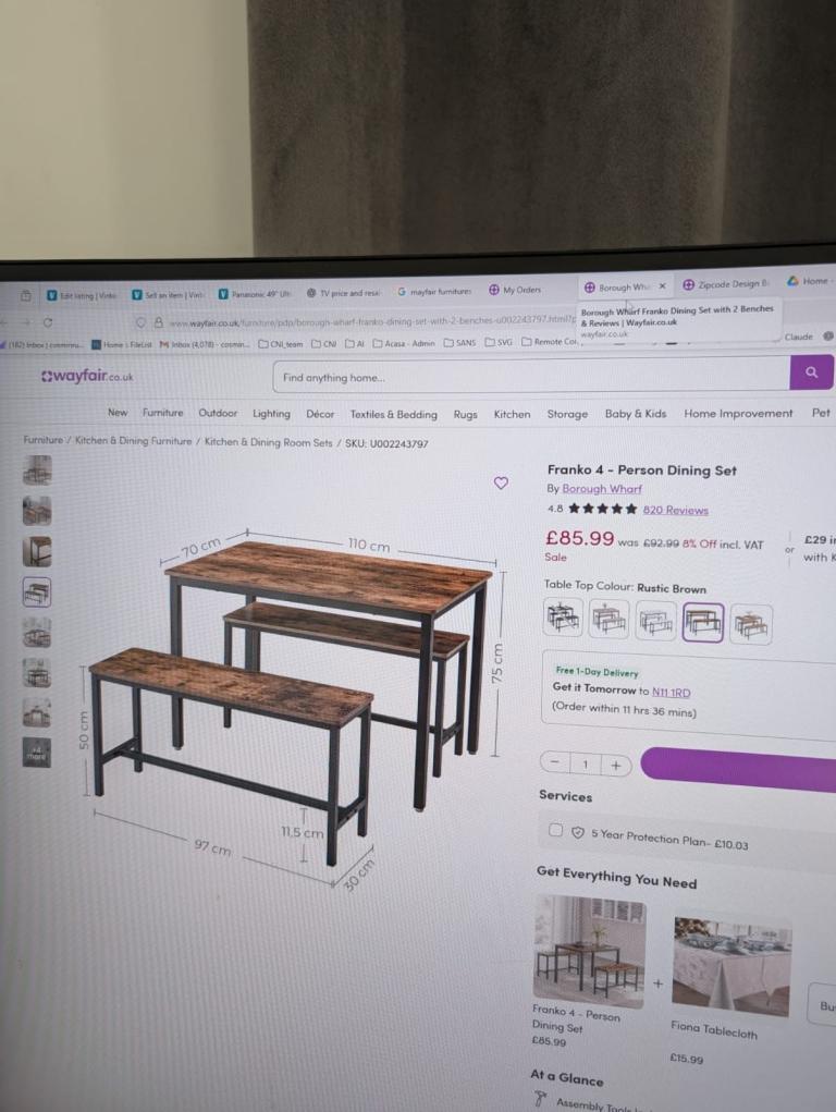 Dining set ( table and chairs)