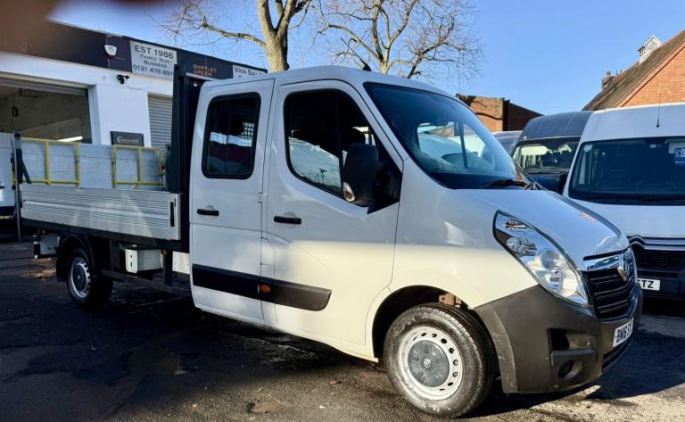 VAUXHALL MOVANO DROPSIDE DOUBLE CAB 2.3 CDTi 3500 BiTurbo 2016