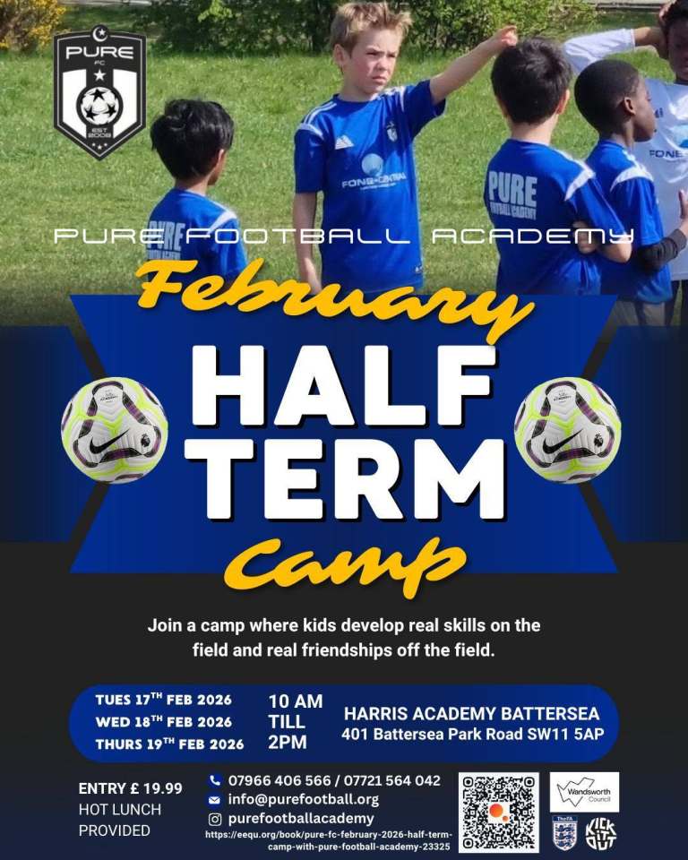 🌟 Join Pure Football Academy's February Half-Term Camp! 🌟⚽️