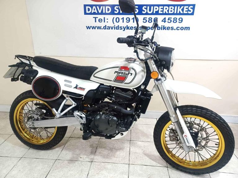 Mash X-RIDE 125  ADVENTURE  22-REG ONLY 30 DRY MILES ITS MINT £2599.OTR