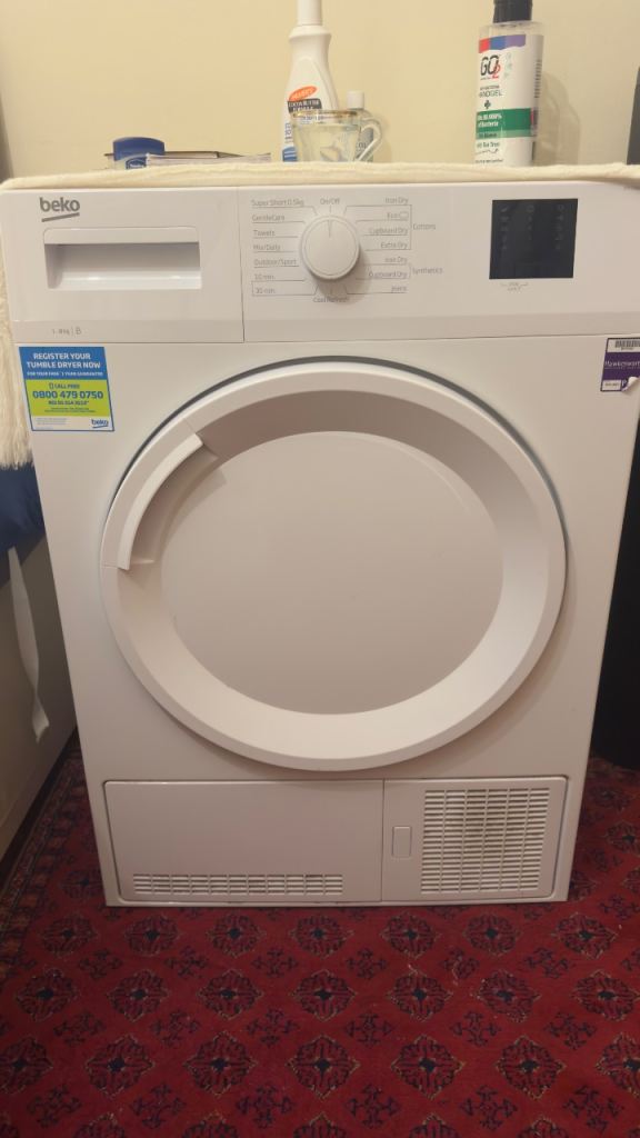 Beko DTKCE80021W 8 kg Condenser Tumble Dryer