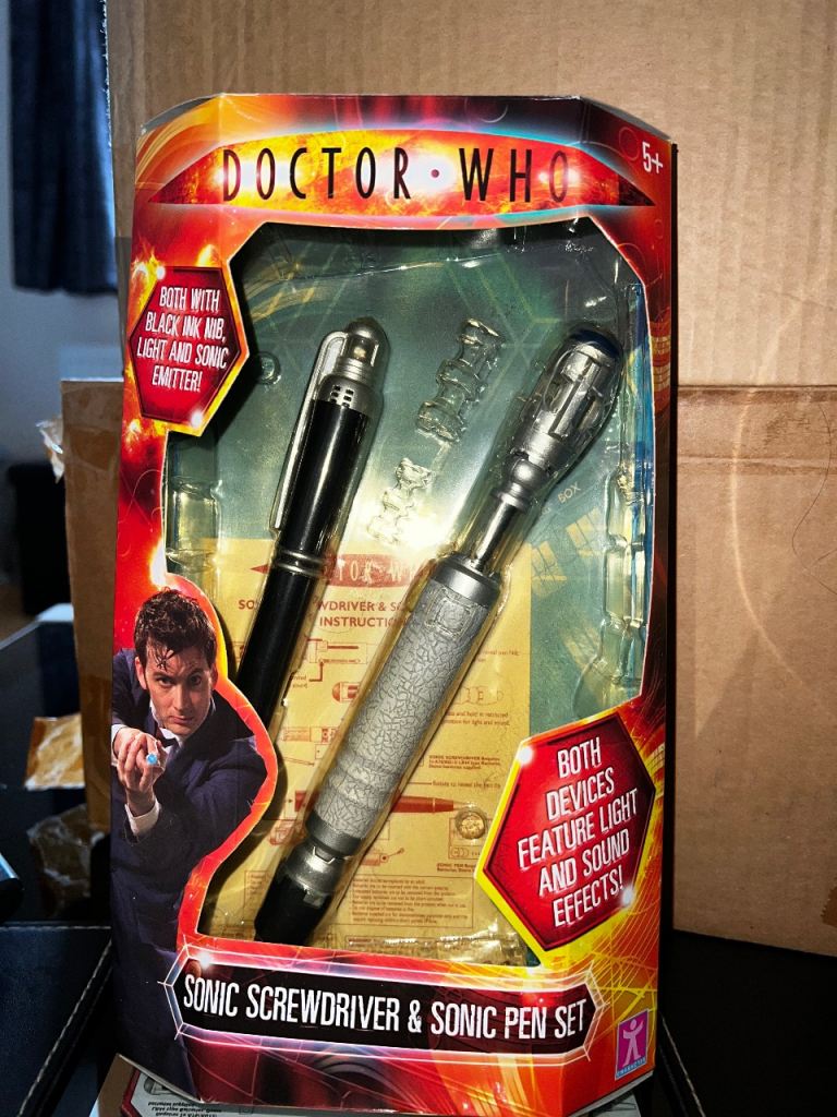 Doctor Who Sonic Screwdriver & Pen Set - New