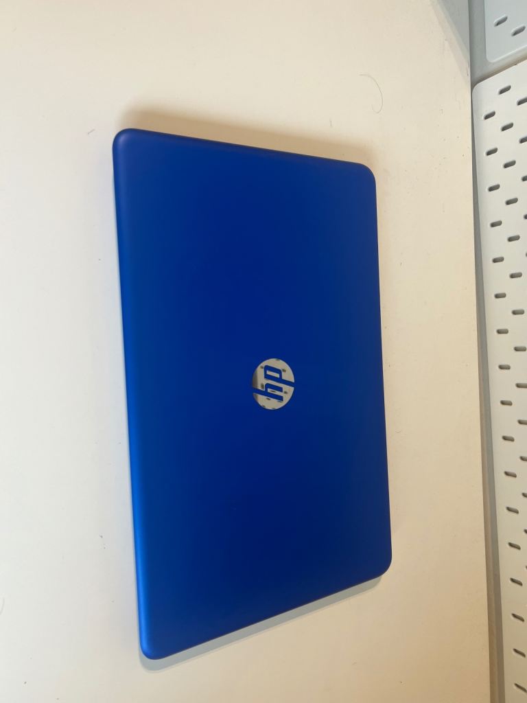 Windows 10 HP  Blue , i3, 8 GB , 1 TB , fast laptop , comes with MS office , word , excel PowerPoint