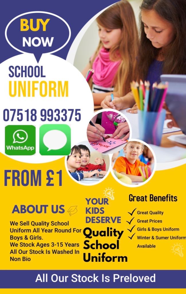 School uniform / Schoolwear For Boys & Girls FROM £1