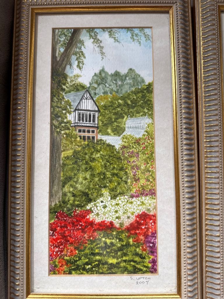 BODNANT GARDEN WALES, UK 2006 x 2 paintings