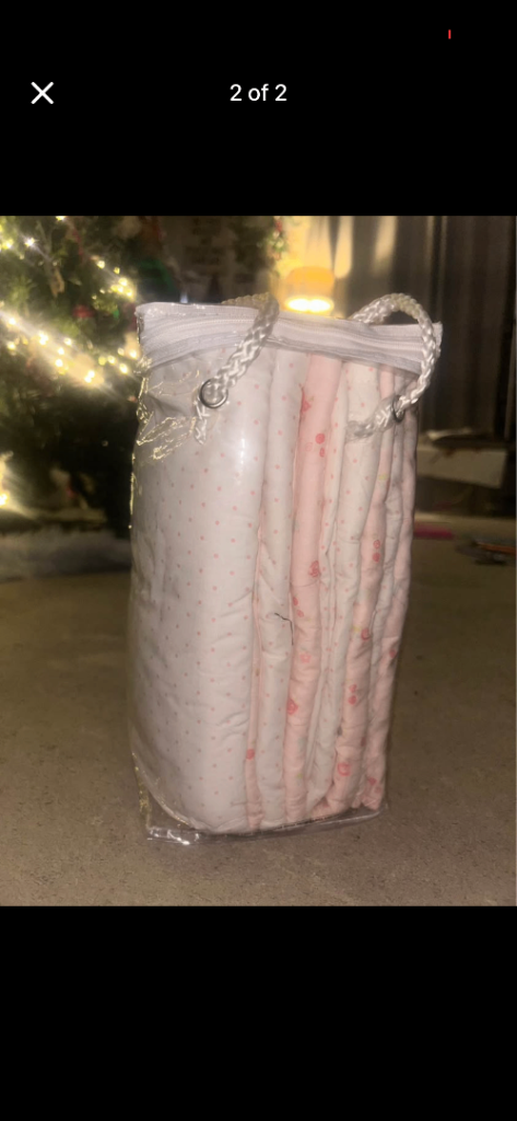 Reversible cot bumpers