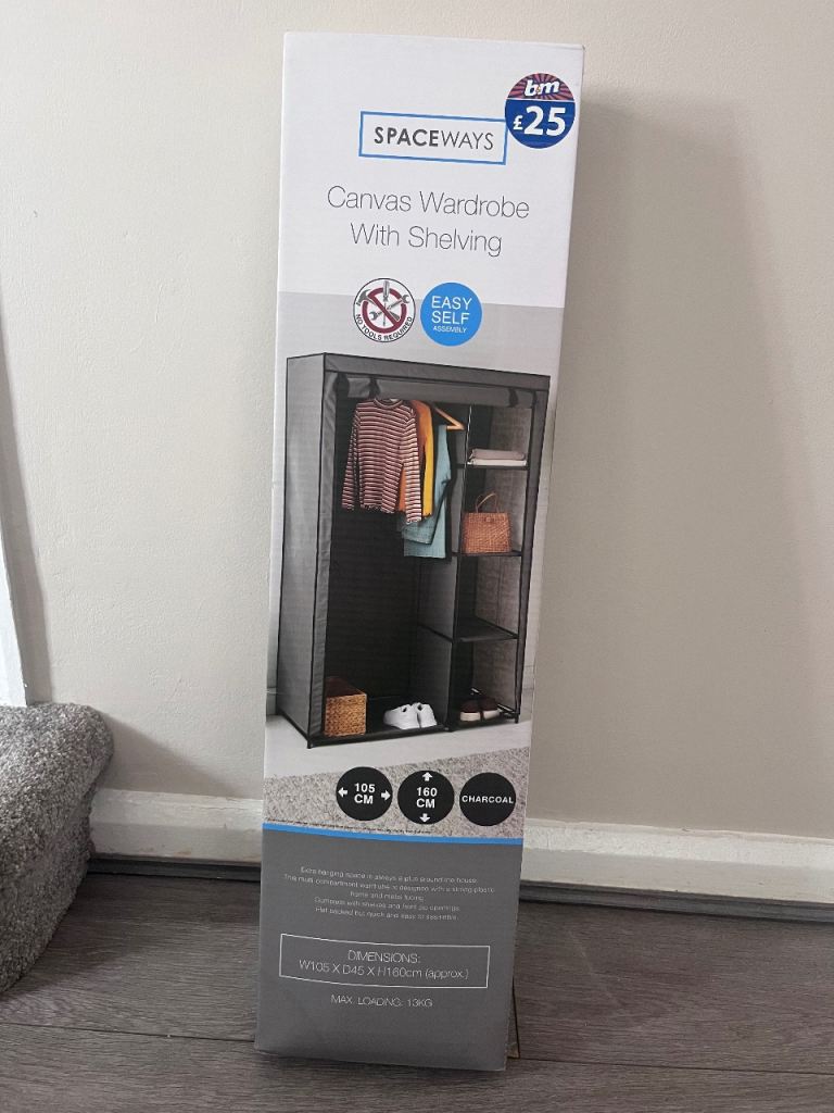 Canvas wardrobe
