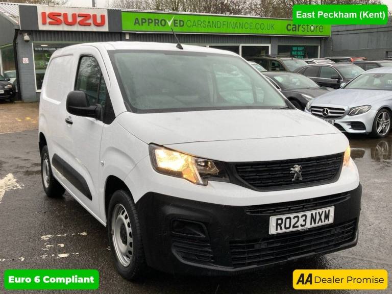 2023 Peugeot Partner 1.5 BlueHDi 1000 Professional Premium+ SWB van, 23,400 miles, Euro 6 diesel ...
