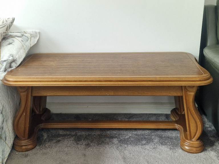 Solid Wood Coffee Table – Good Condition