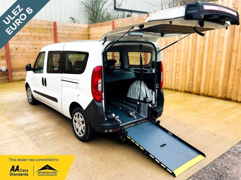 2018 Fiat Doblo L2 LWB 5 Seat Wheelchair Accessible Disabled Access Vehicle WAV MPV Diesel Manual