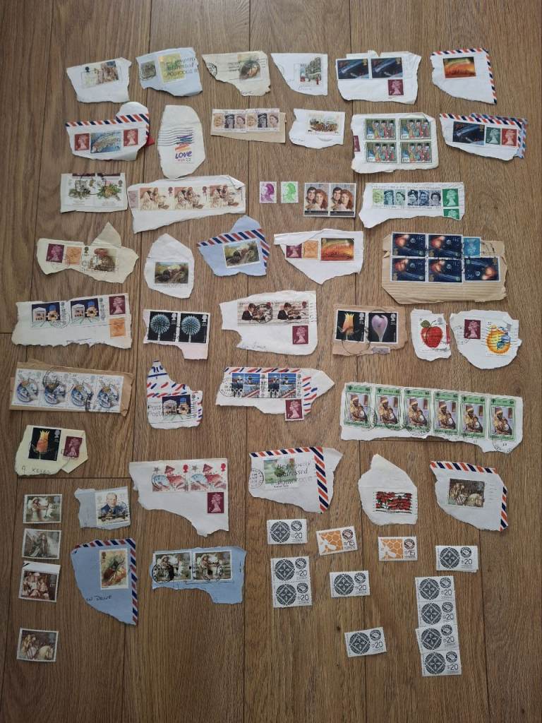 Collection of over 100 stamps, UK, USA, France, Mexico, Sierra Leone - Offers considered.