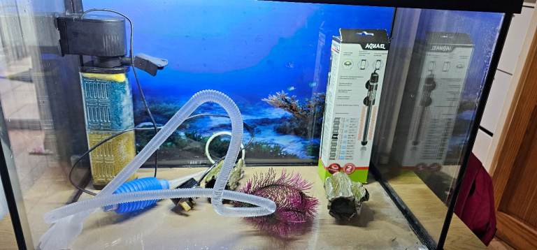 75L fish tank and accessories 
