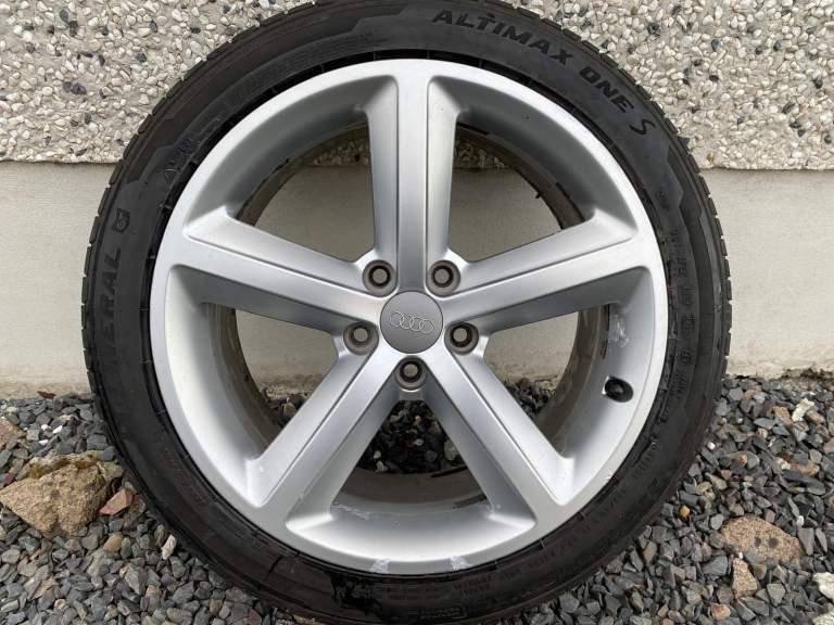 18INCH 5/112 AUDI S-LINE GENUINE ALLOY WHEELS WITH TYRES FIT VW SEAT SKODA ETC