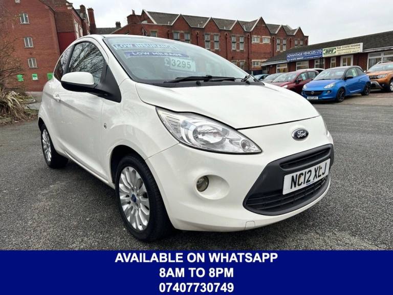 2012 Ford Ka 1.2 Zetec Hatchback 3dr Petrol Manual Euro 5 (s/s) (69 ps) Hatchback Petrol Manual