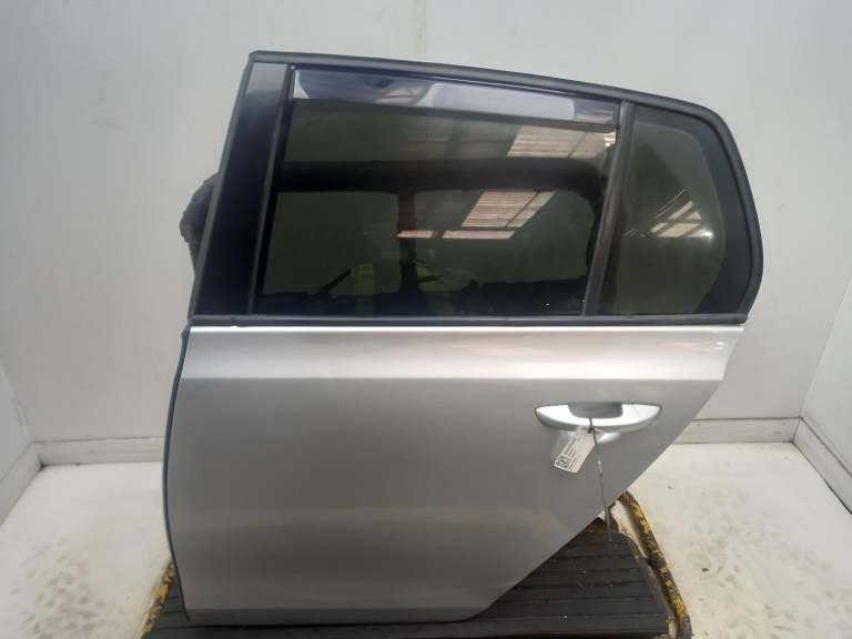 Volkswagen Golf Left Rear Door N/S 2008-2015 Silver 5 Door Hatchback