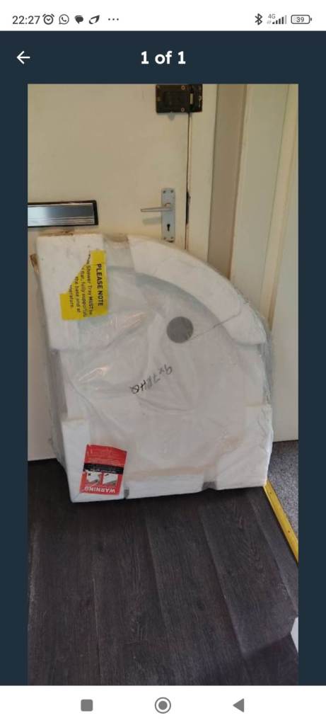 Brand New Shower Tray – Never Used, Still in Packaging