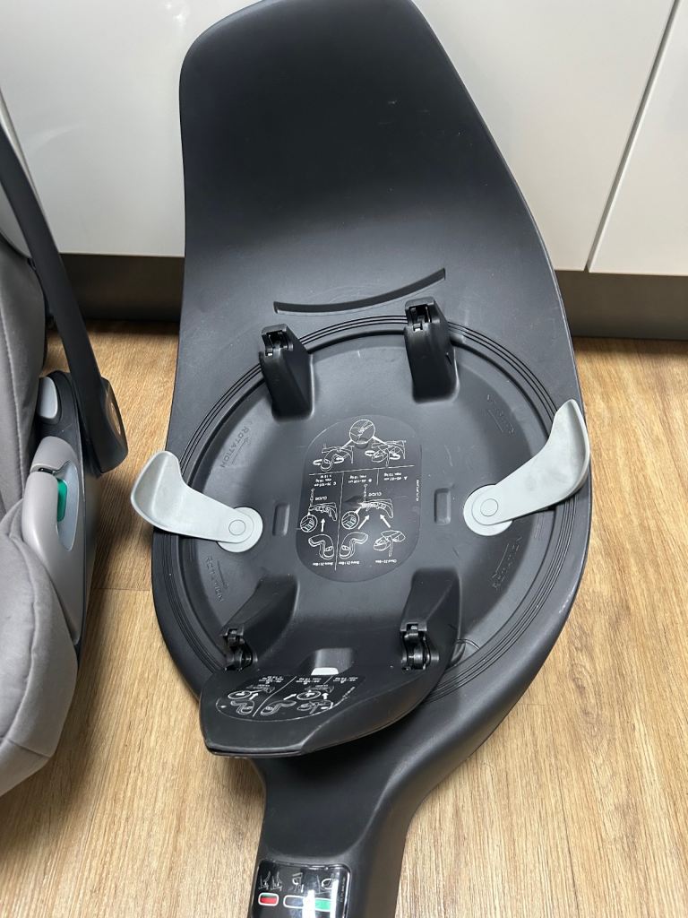 Cybex I-Size Rotating 360 Baby Car Seat Cloud Z2 With Isofix Base Z2 (Also Fits T) Soho / Mid Grey