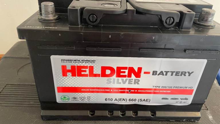 Helden Silver Car Battery 096/100  - 60AH -78AH - 660CCA