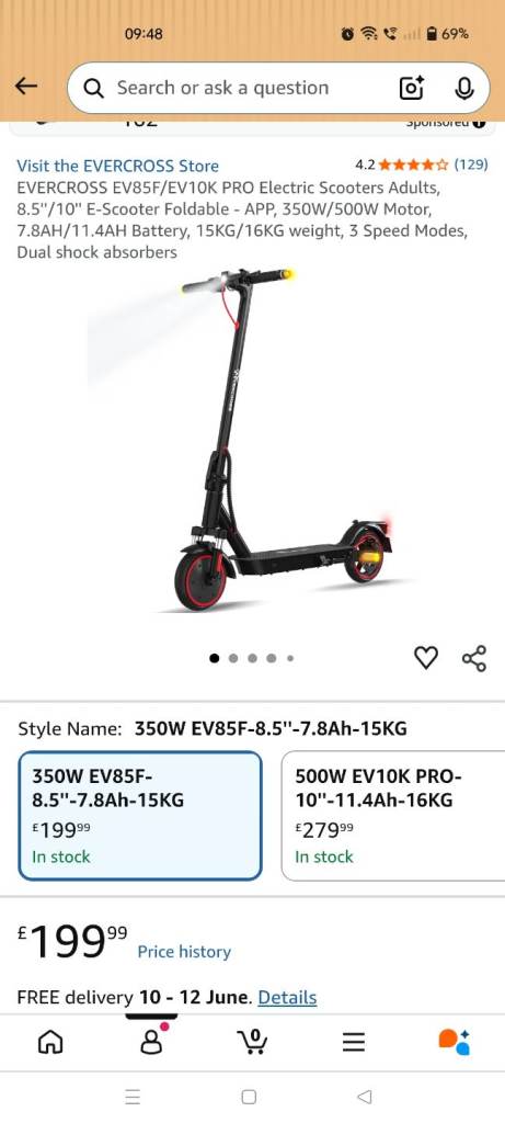 Electric scooter 