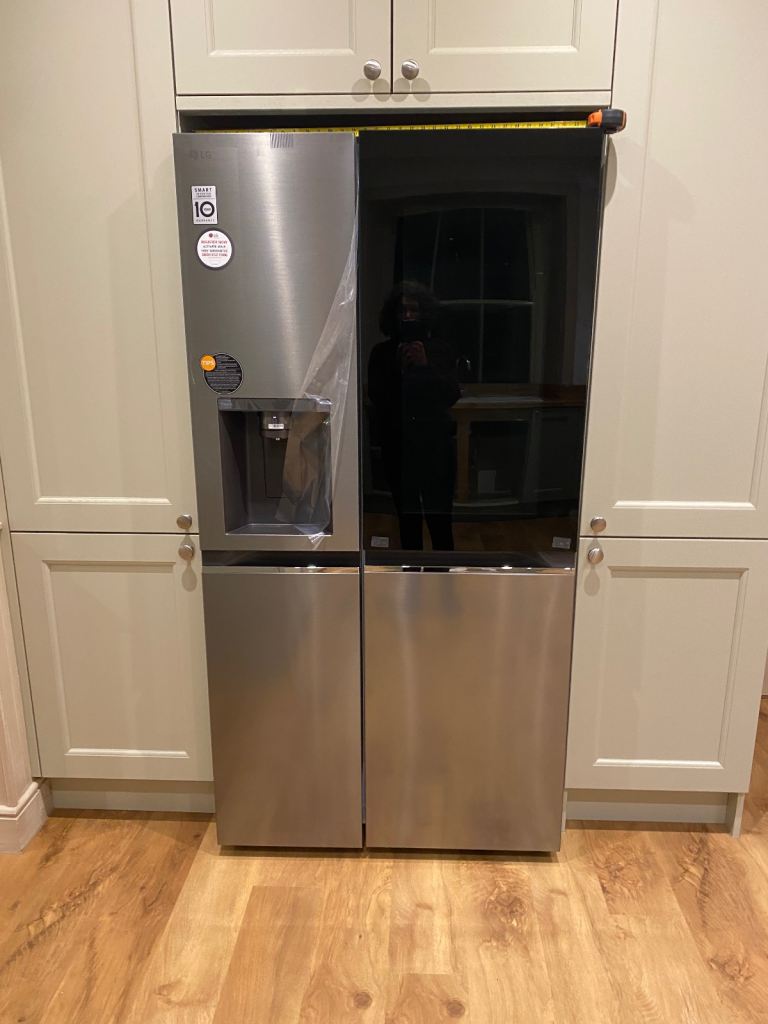 LG GSGV81PYLL American Fridge Freezer – InstaView, WiFi, Silver