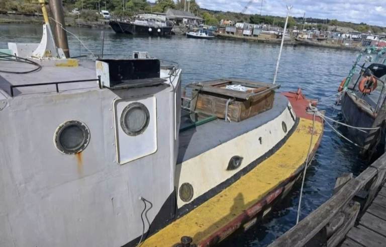 Brave II house boat with mooring 