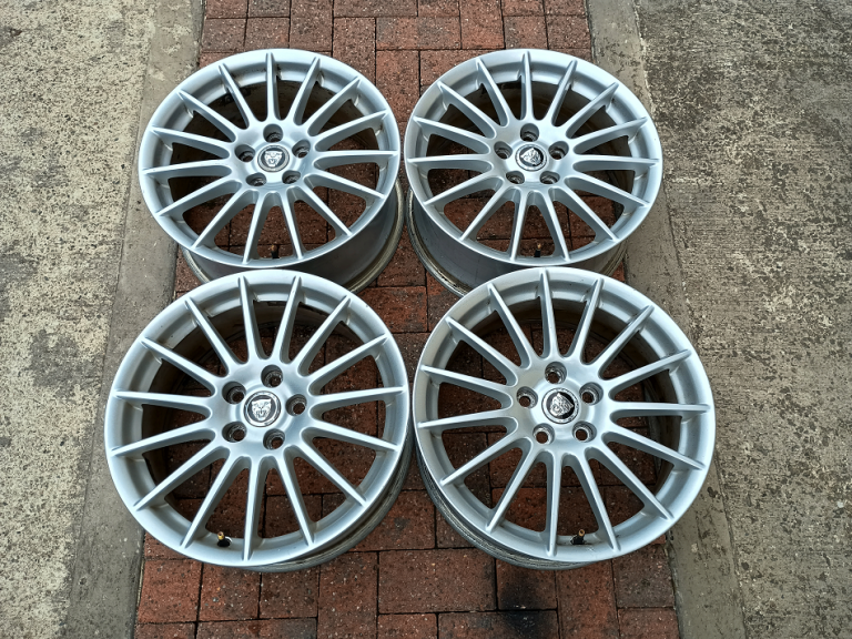 17" JAGUAR / FORD ALLOYS 5x108 WHEELS 7.5J ET49