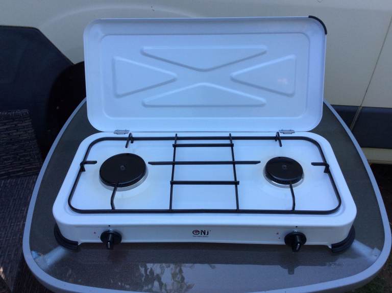 NJ portable 2-burner gas stove (Pending Collection) 