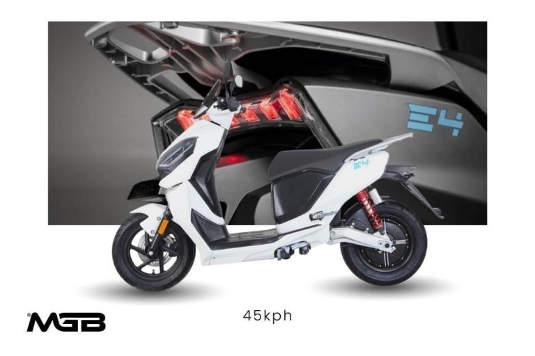 MGB E4 50cc Moped Scooter 1200W Electric Bosch Motor AM Licence Learner Legal