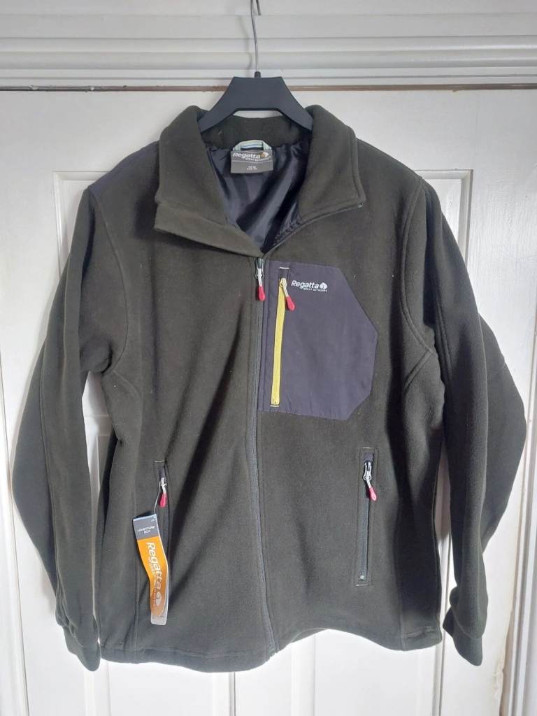 Regatta Nelson wind resistant fleece jacket Green Medium BNWT 50% OFF