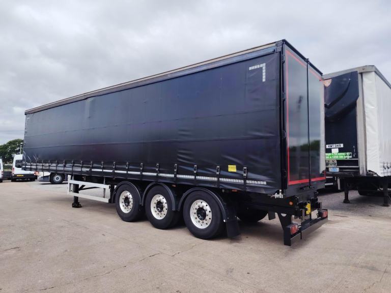 SDC Curtainsider trailer 40 foot Moffet brackets ENXL curtains tested 