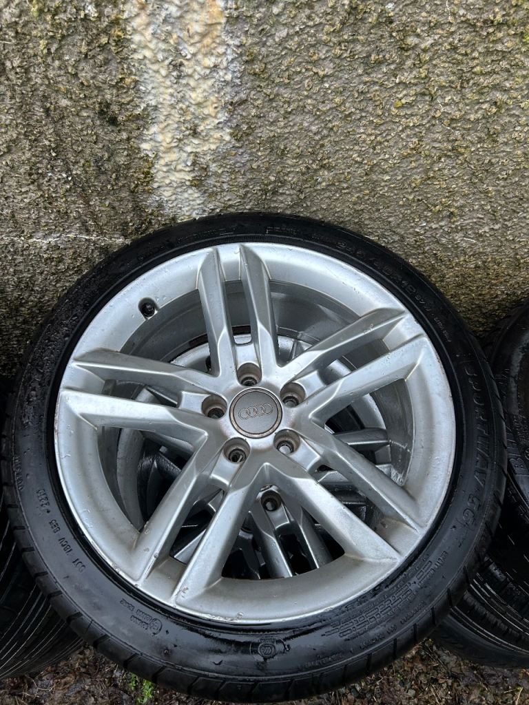 Audi S-Line 18” Alloy Wheels with Tyres. *3 Sets Remain, Clean Faces*