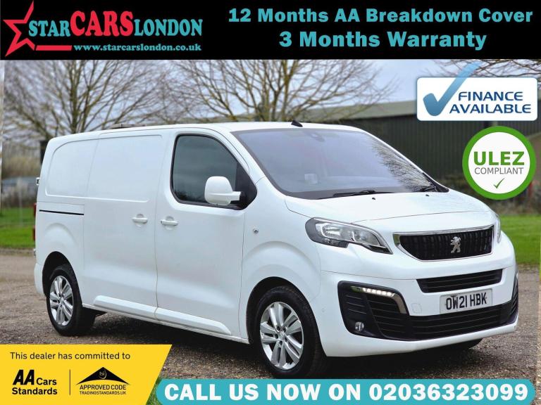 2021 Peugeot Expert 1200 2.0 BlueHDi 180 Asphalt Crew Van EAT8 PANEL VAN DIESEL Automatic