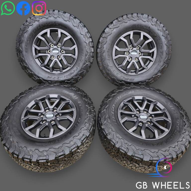 Genuine Ford Ranger Raptor Alloy Wheels 17" BF Goodrich All Terrain